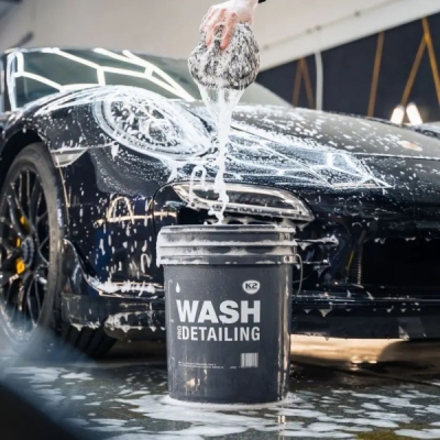 K2 - Šedé detailingové vedro „WASH“ 20L