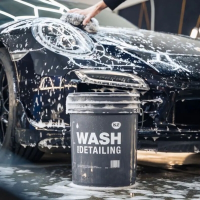 K2 - Šedé detailingové vedro „WASH“ 20L