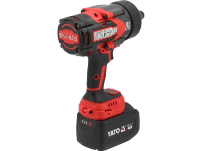 Yato - Rázový uťahovač 3/4" 2400Nm s AKU 6Ah