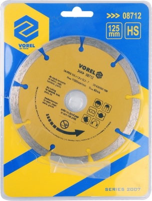 Vorel - Kotúč rezný diamantový Ø180x22.2x2.2mm segmentový