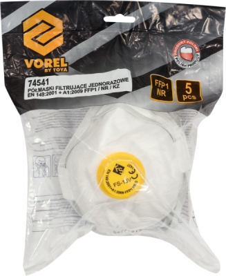 Vorel - Respirátor s ventilom CDC3V 5ks FFP1
