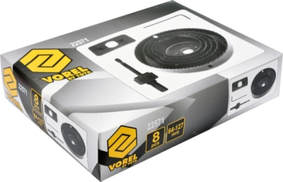 Vorel - Súprava vŕtacích koruk do dreva 8ks box