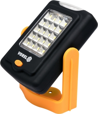 Vorel otočná ručná lampa 20+3 LED