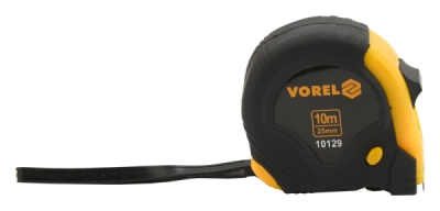 Vorel zvinovací meter žlto-čierny 10 m×25 mm