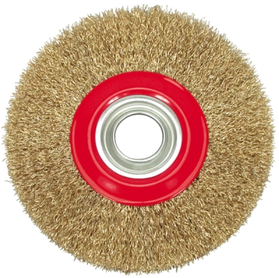 Vorel kotúčová kefa 150 mm, zvlnený drôt
