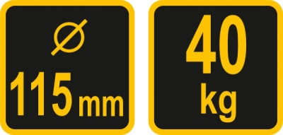 Vorel prísavný držiak na sklo 1×115 mm