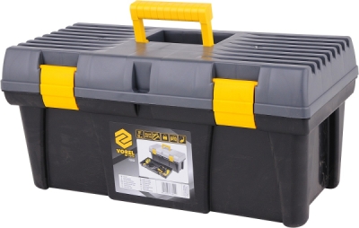 Vorel - Box na náradie plastový 20" 2 zámky šedé veko 50cm