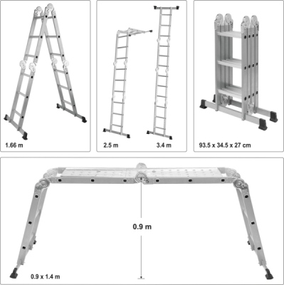 Vorel multifunkčný rebrík 4×3