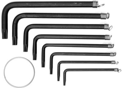 Vorel - Súprava kľúčov TORX 8ks