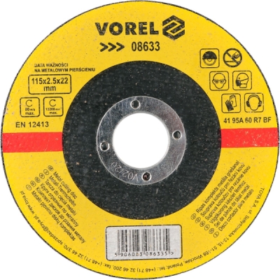 Vorel rezný kotúč na kov 115×2,5×22 mm