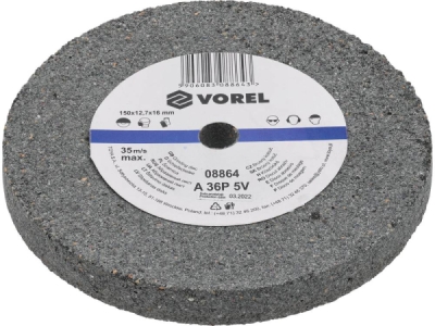 Vorel kotúč do stolovej brúsky 150×12,7×17 mm, hrubý
