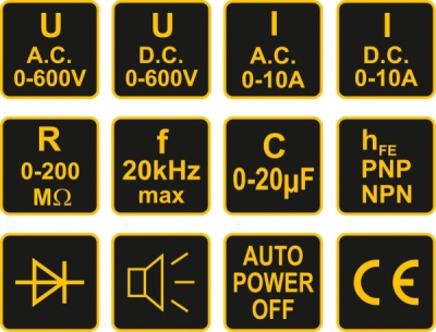 Vorel univerzálny digitálny multimeter