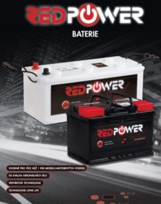 RED POWER-BANNER autobatéria RP50 12V 50Ah 400A P+