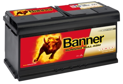 BANNER - Running Bull AGM 59501 12V 95Ah 850A P+