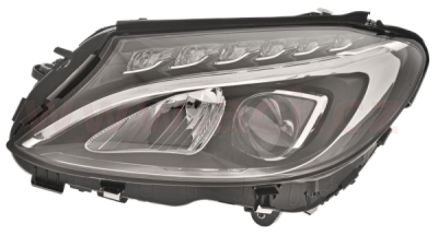 přední světlo LED (el. ovládané + motorek) L