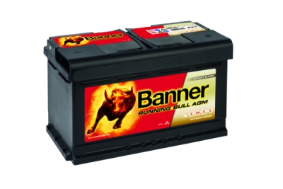 Banner - Running Bull AGM 58001 12V 80Ah 800A P+