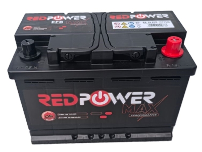 RED POWER-BANNER autobatéria RP70EFB 12V 70Ah 660A EFB P+