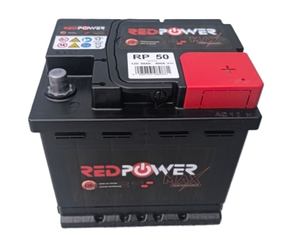 RED POWER-BANNER autobatéria RP50 12V 50Ah 400A P+
