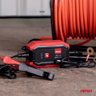 AMIO - Digitálna nabíjačka AGM GEL STD LFP MAX 1.5A 6V 12V
