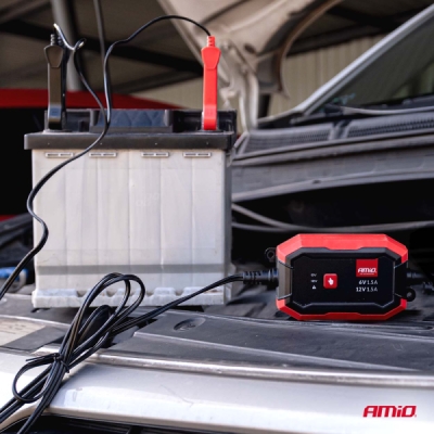 AMIO - Digitálna nabíjačka AGM GEL STD LFP MAX 1.5A 6V 12V