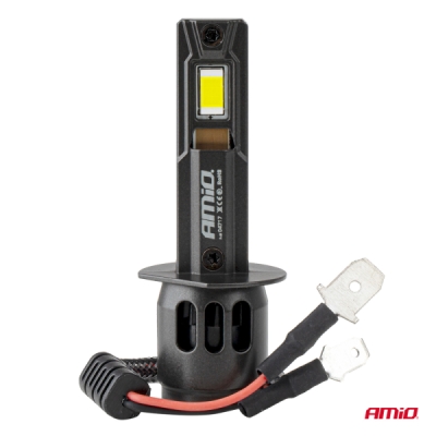 AMiO - LED žiarovky hlavného svietenia Séria F25 PRO BLACK FULL CANBUS H1 68W 12V 24V