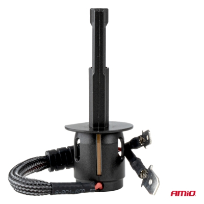 AMiO - LED žiarovky hlavného svietenia Séria F25 PRO BLACK FULL CANBUS H1 68W 12V 24V
