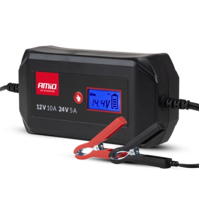 AMiO - Nabíjačka digitálna STD GEL AGM WET MAX 10A 12/24V