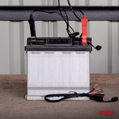 AMiO - Nabíjačka digitálna AGM GEL STD LiFePo4 MAX 6A 6/12V PRO HOOK