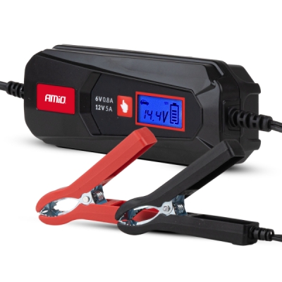 AMiO - Nabíjačka digitálna LEAD ACID LFP MAX 5A 6/12V