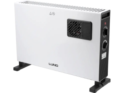 LUND - Konvektorový ohrievač biely 2000W