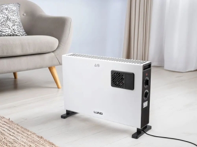 LUND - Konvektorový ohrievač biely 2000W