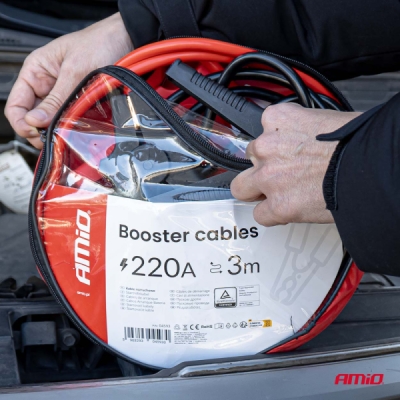 AMiO - Štartovacie káble TÜV 220A 3m