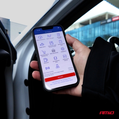 AMIO - Diagnostické rozhranie testera skenera OBD2 BT PIC25K80 DC24K