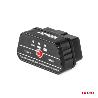 AMIO - Diagnostické rozhranie testera skenera OBD2 BT PIC25K80 DC24K