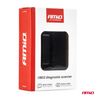 AMIO - Diagnostické rozhranie skenera a testera OBD2 BT mini
