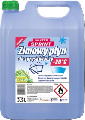 SPRINT - Zimná zmes do ostrekovača -20 °C 3.5L citrónová tráva
