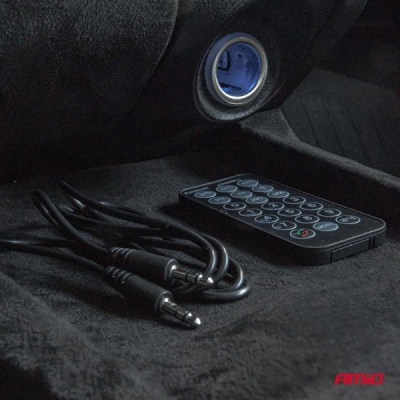 AMiO - FM transmitter 2×USB-A 12/24V