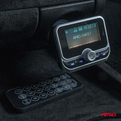 AMiO - FM transmitter 2×USB-A 12/24V