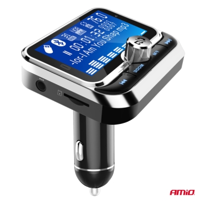 AMiO - FM transmitter 2×USB-A 12/24V