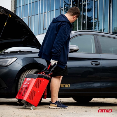 AMiO - Autonabíjačka s funkciou štartovania max. 40A 12/24V Štartovanie 300A