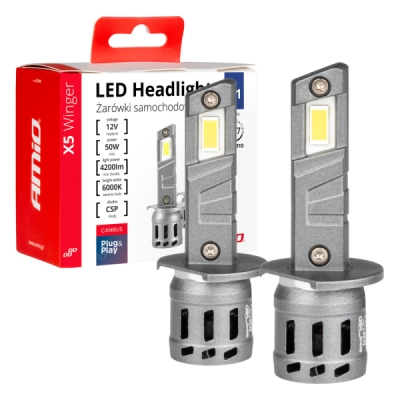 AMiO - LED žiarovky X5-series WINGER H1 6000K max 30W