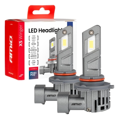 AMiO - LED žiarovky X5-series WINGER HB3 6000K max 50W