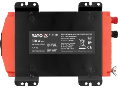 Yato - Menič napätia 12/230V 300W
