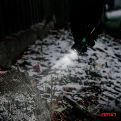 AMiO - LED kontrolná baterka 2xP50 1000mAh (BATT)