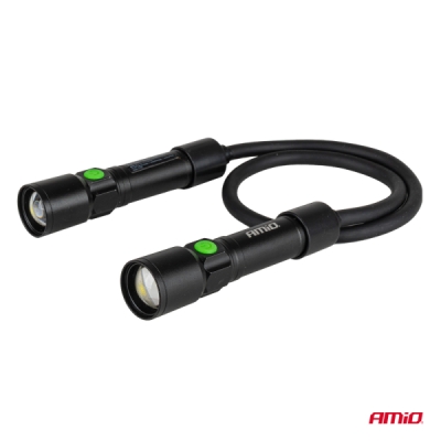 AMiO - LED kontrolná baterka 2xP50 1000mAh (BATT)