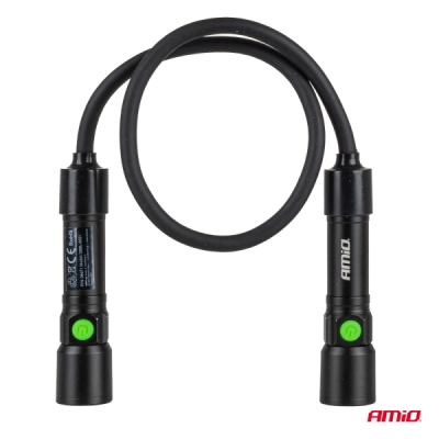 AMiO - LED kontrolná baterka 2xP50 1000mAh (BATT)