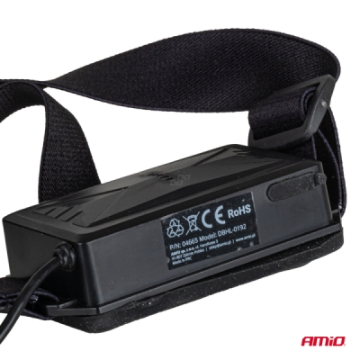 AMiO - Čelovka LED T6 3600mAh (BATT)