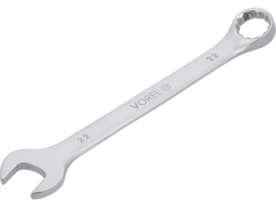 Vorel očkoplochý kľúč CrV 22 mm saténový povrch