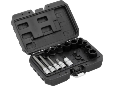 Yato - Sada hlavíc na brzdové strmene 1/2" 3/8" 17ks