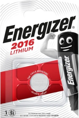 ENERGIZER - lítiová batéria CR2016 blister 3V 1ks